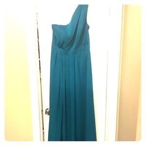 Davids bridal floor length bridesmaid dress